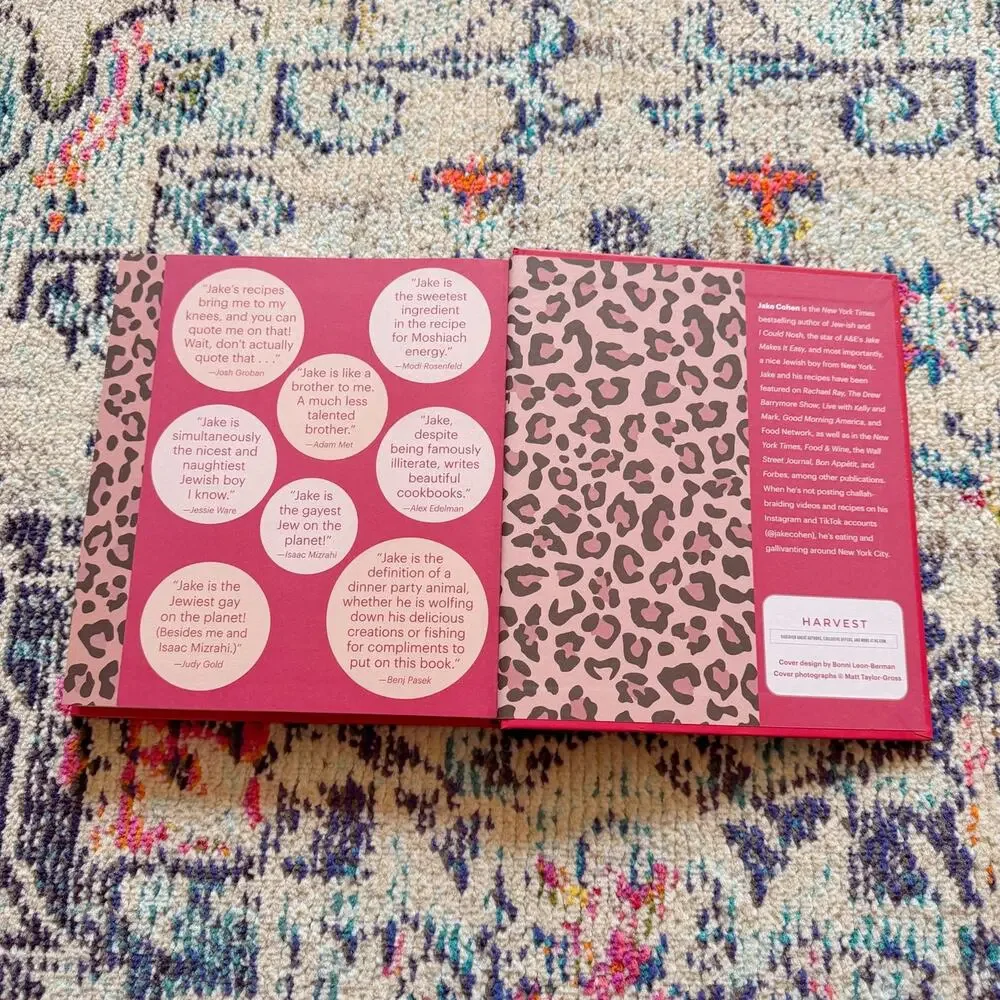 NWOT✨ Dinner Party Animal Jake Cohen Signed Hardcover Cookbook